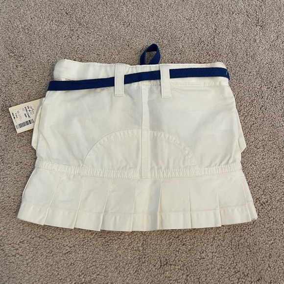 Ralph Lauren white denim flutter skirt girls size 2T - Picture 2 of 2
